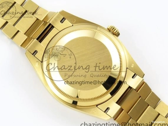 Dial 36 Green Edition YG Bracelet RAF YG Best on A2836 1:1 Date Stone Day Roman 0215